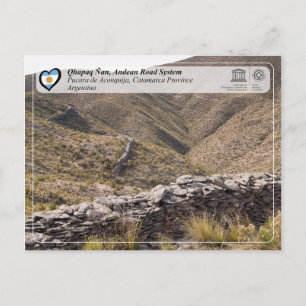 Unesco WHS - Qhapaq Ñan, Andean Road System Vykort