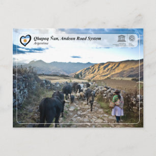 Unesco WHS - Qhapaq Ñan, Andean Road System Vykort