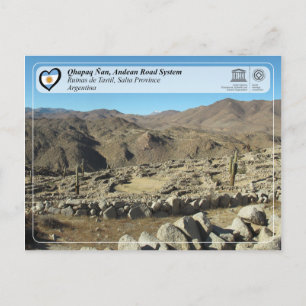 Unesco WHS - Qhapaq Ñan, Andean Road System Vykort
