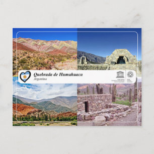 Unesco WHS - Quebrada de Humahuaca Vykort