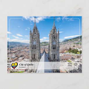 UNESCO WHS - Quito City Vykort