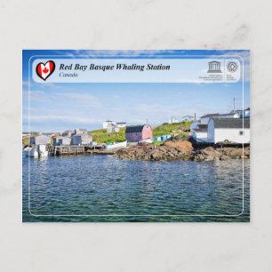 UNESCO WHS - Red Bay Bque Whaling Station Vykort