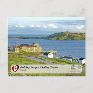 UNESCO WHS - Red Bay Bque Whaling Station Vykort