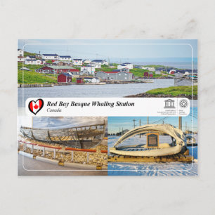 UNESCO WHS - Red Bay Bque Whaling Station Vykort