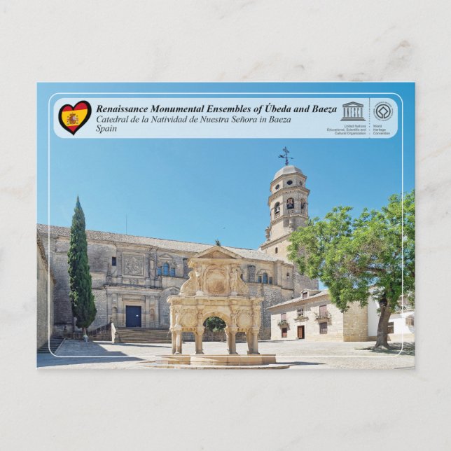 UNESCO WHS - Renässansens byggnadsensemble i Baeza Vykort (Framsida)