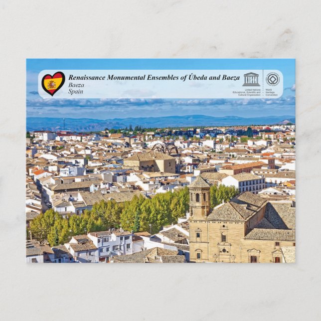 UNESCO WHS - Renässansensemblen i Baeza Vykort (Framsida)