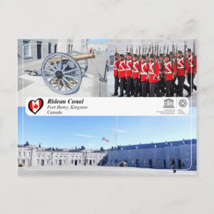 Unesco WHS - Rideau Canal - Fort Henry, Kingston Vykort