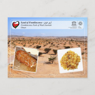 UNESCO WHS - Rökelseparken i Wadi Dawkah Vykort