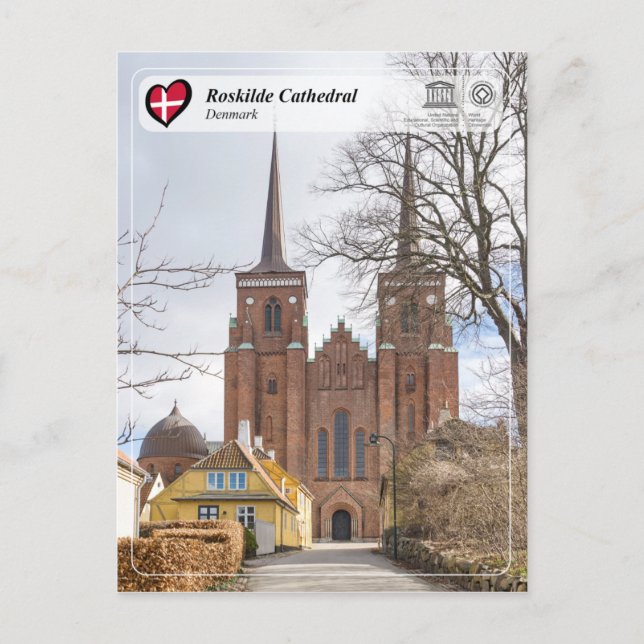 UNESCO WHS - Roskilde domkyrka Vykort (Framsida)