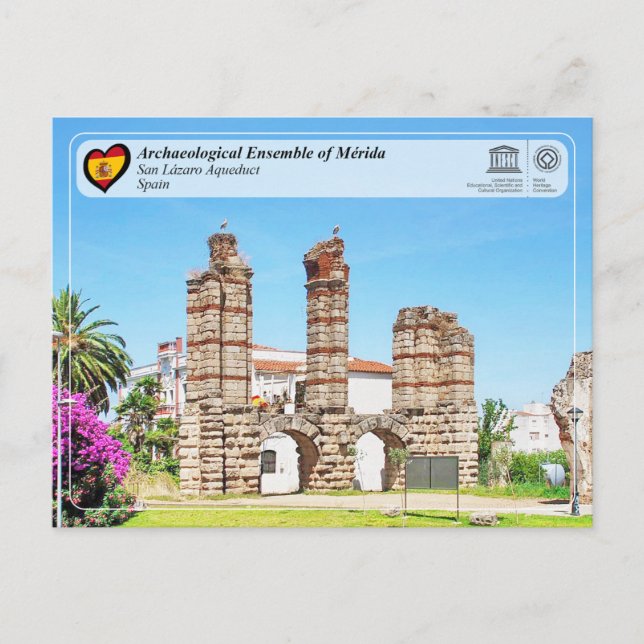 UNESCO WHS - San Lázaro-akvedukten Vykort (Framsida)