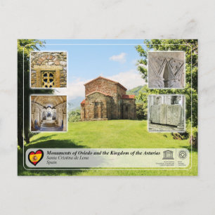 UNESCO WHS - Santa Cristina de Lena Vykort