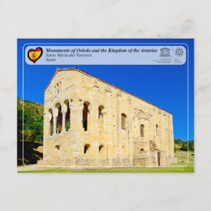 UNESCO WHS - Santa María del Naranco Vykort