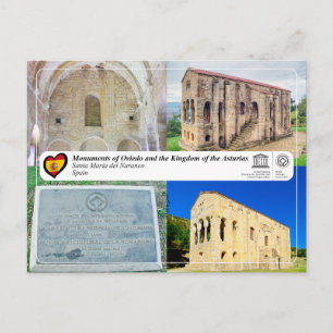 UNESCO WHS - Santa María del Naranco Vykort