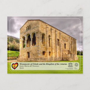 Unesco WHS - Santa María del Naranco Vykort