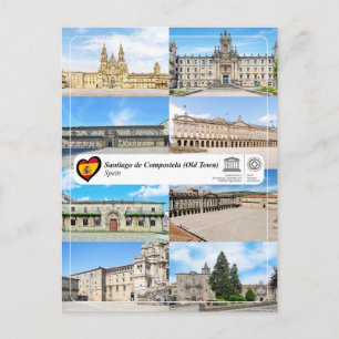 UNESCO WHS - Santiago de Compostela (Gamla Stan) Vykort
