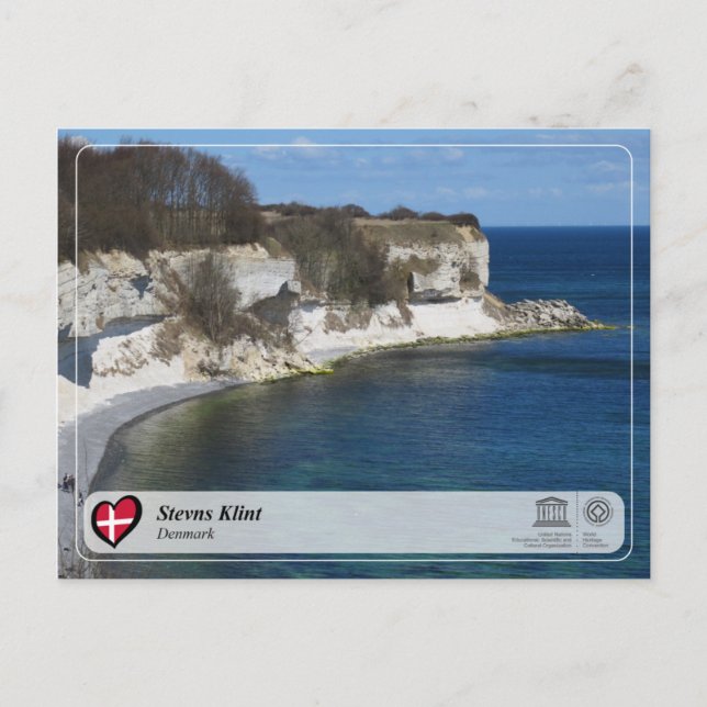 UNESCO WHS - Stevns Klint Vykort (Framsida)