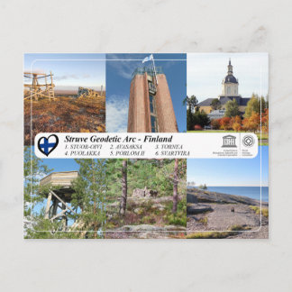 Unesco WHS - Struve Geodetic Arc i Finland Vykort