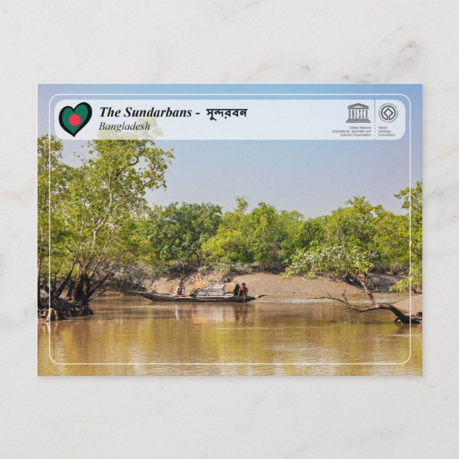 UNESCO WHS - Sundarbans Vykort (Framsida)