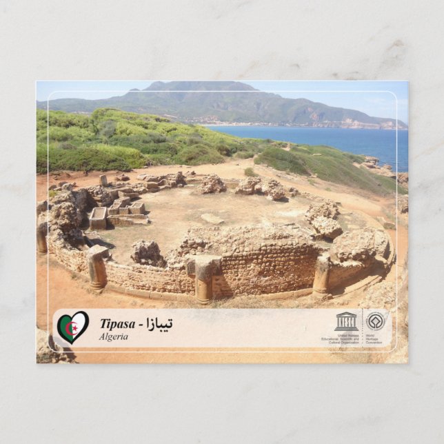 UNESCO WHS - Tipasa - ت ي ب ا ز ا Vykort (Framsida)