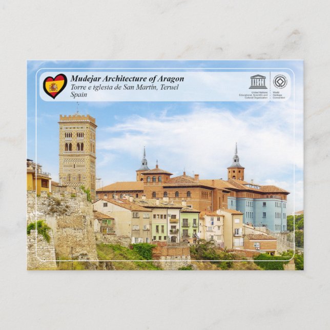 UNESCO WHS - Tornet till kyrkan San Martín Vykort (Framsida)