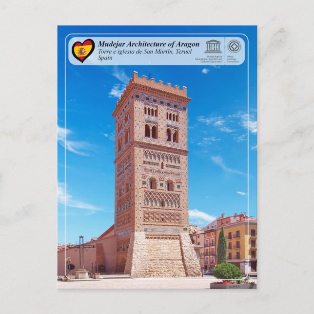 UNESCO WHS - Torre de la iglesia de San Martín Vykort (Framsida)