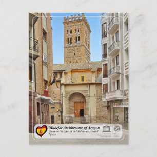 Unesco WHS - Torre de la iglesia del Salvador Vykort