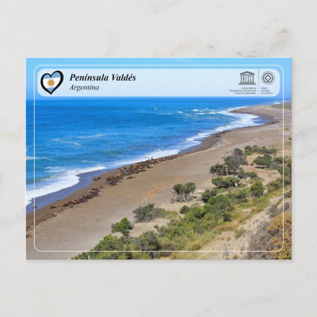 UNESCO WHS - Valdeshalvön Vykort (Framsida)