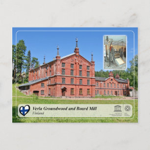 Unesco WHS - Verla Groundwood och Board Mill Vykort