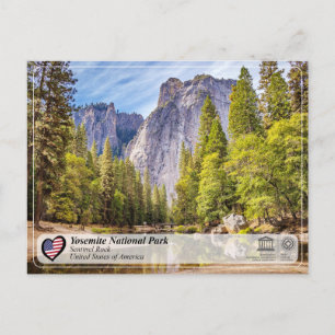 UNESCO WHS - Yosemite NP - Sentinel Rock Vykort