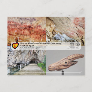 Unesco World Heritage Site - Tito Bustillo Cave Vykort