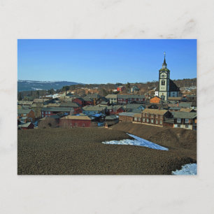 Unescos anläggning Røros, Norge Vykort