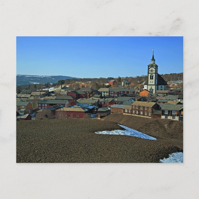 Unescos anläggning Røros, Norge Vykort (Framsida)