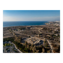 Unescos världsarvsplats Paphos, Cypern Perfect Poster