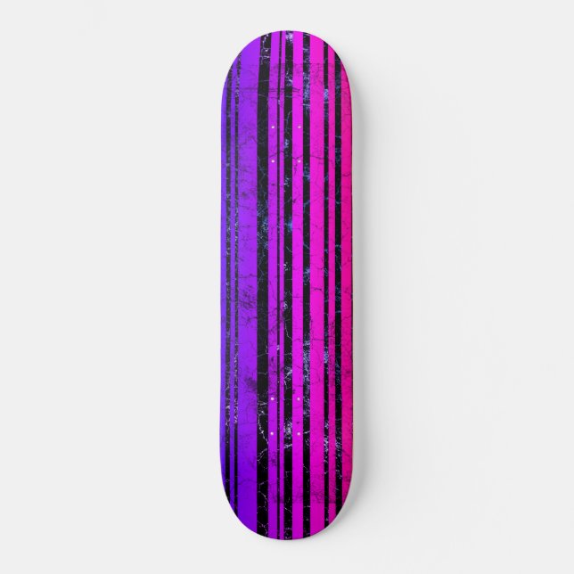 Uneven Rainbow Rand RUD Mini Skateboard Bräda 18,5 Cm (Framsida)