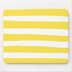 Uneven Rand - Lemon Gult and White Musmatta