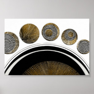 Unexplained texturerad abstrakt 2 - poster