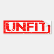 Unfit frimärke