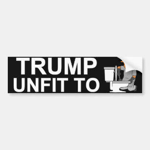 Unfit trumf bildekal