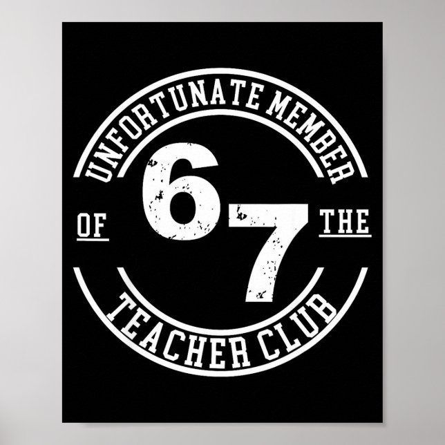 Unfortunate Member Of 67 The Teacher Club  Poster (Framsidan)