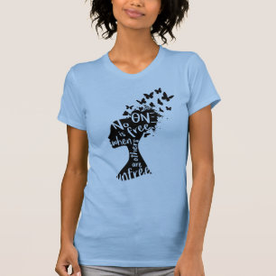 Unfree" kvinna för ThetaNu Xi "skjorta T Shirt