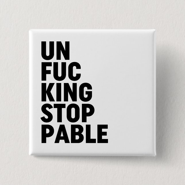 Unfu*kingstoppbar Knapp (Framsida)