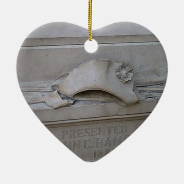 Ung Alexander Hamilton prydnad Julgransprydnad Keramik (Baksidan)