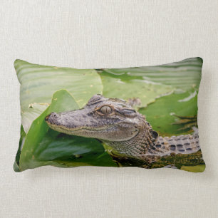 Ung alligator lumbarkudde