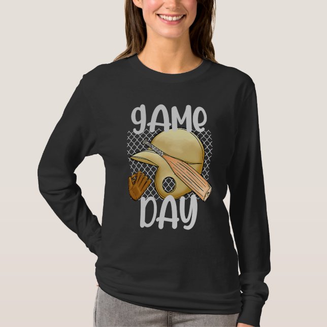 Ung basebollspelare  Laggrupp T Shirt (Framsida)