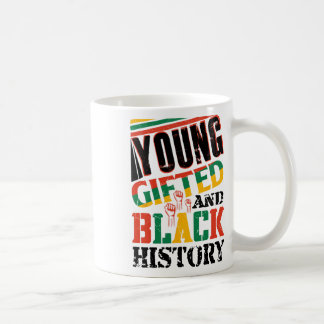Ung Begåvad Och Svart Historia Kaffemugg
