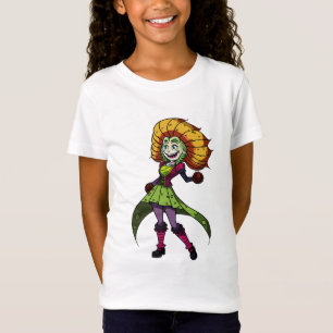 ung blomma Girl   AI Art T Shirt