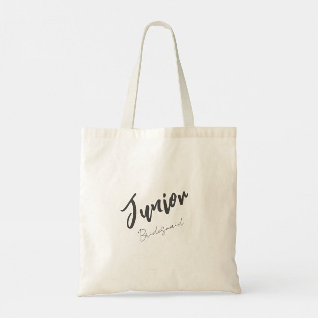 ung brudtjänst-dotters tote-bag tygkasse (Baksida)