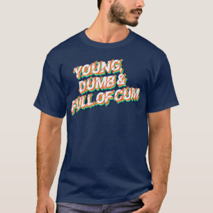 Ung dub-Fullt på 80-talet av Retro Stil Typografi T Shirt