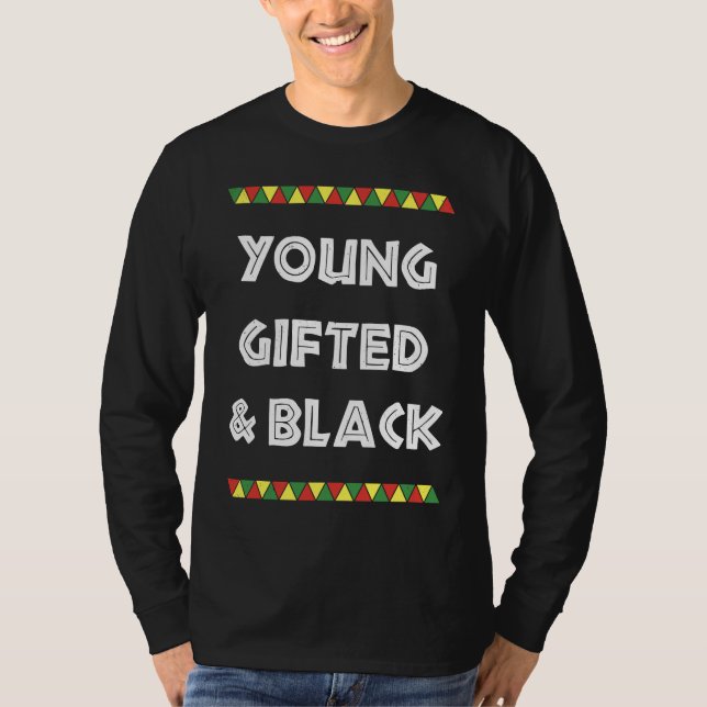ung ed och svart Svarta historien T Shirt (Framsida)