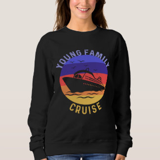 Ung Familj Kryssning Matchande Sammankomst Merch T Shirt